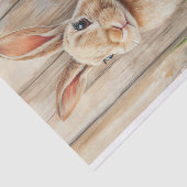 Kleurrijke waterverf paashaas tissuepapier (Detail)