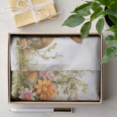 Kleurrijke waterverf paashaas tissuepapier (Geschenk)