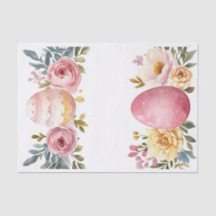 Kleurrijke waterverf paashaas tissuepapier