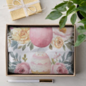 Kleurrijke waterverf paashaas tissuepapier (Geschenk)