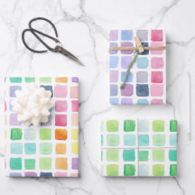 Kleurrijke Waterverf — Papierbladen overvullen