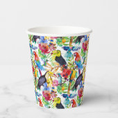 Kleurrijke Waterverf Papieren Bekers (Achterkant)