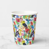 Kleurrijke Waterverf Papieren Bekers (Links)