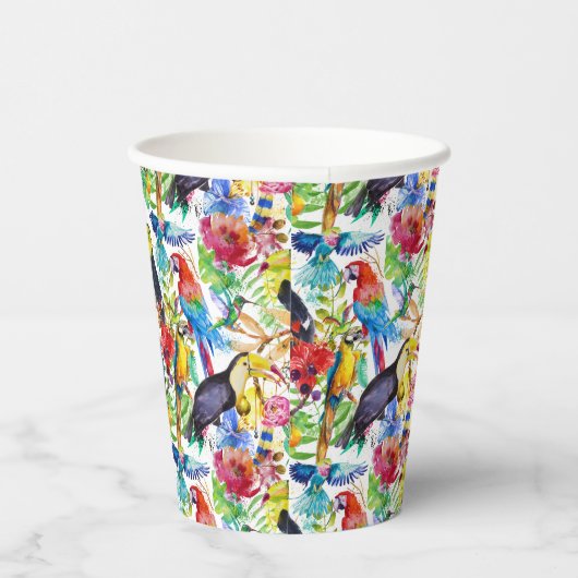 Kleurrijke Waterverf Papieren Bekers (Rechts)