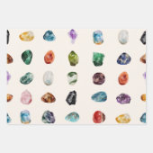 Kleurrijke Waterverf Pareltjes Patroon Inpakpapier Vel (Voorkant)