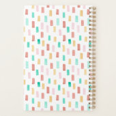 Kleurrijke Waterverf Patroonplanner Planner (Achterkant)