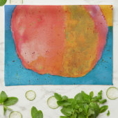 Kleurrijke Waterverf Pear Kitchen Towel Theedoek (Gevouwen)