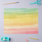 Kleurrijke Waterverf penseelstreken Tissuepapier (Craft)