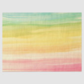 Kleurrijke Waterverf penseelstreken Tissuepapier (Voorkant)