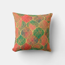 Kleurrijke Waterverf Quatrefoil Patroon