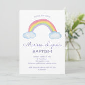Kleurrijke Waterverf Rainbow Baptism of Christenin Kaart (Staand voorkant)