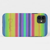 Kleurrijke Waterverf Regenboog Abstract Case-Mate iPhone Case (Achterkant (horizontaal))