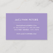 Kleurrijke Waterverf Regenboog Visitekaartje (Achterkant)