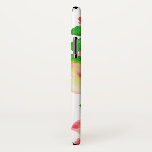 Kleurrijke Waterverf Rozen iPhone / iPad case (Achterkant / rechts)