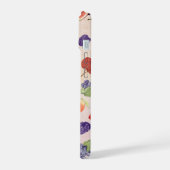 Kleurrijke waterverf schilderij vruchten Kraft pap iPhone 15 Case (Linkerkant)