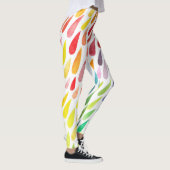 Kleurrijke Waterverf Splash Set Leggings (Rechts)