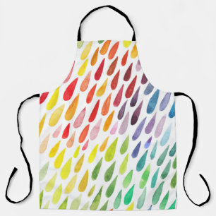 Kleurrijke Waterverf Splash Set Schort