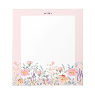  Kleurrijke Waterverf Spring Blooms Floral Notitieblok