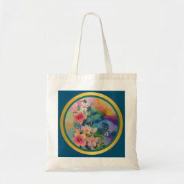 Kleurrijke Waterverf Spring Branch met Flowers Tote Bag