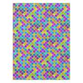 Kleurrijke Waterverf Squares Tafelkleed (Voorkant)