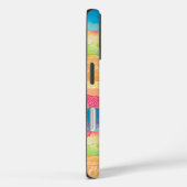 Kleurrijke Waterverf Stripes Zeester Case-Mate iPhone Case (Achterkant / Rechts)