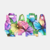 Kleurrijke Waterverf Tuin Bedankdoosjes (Uitgevouwen)