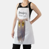 Kleurrijke Waterverf van kippen Lang Apron schilde Schort (Insitu)