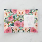 Kleurrijke Waterverf ventilator | Happy Moederdag Kaart (Binnen)