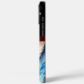 Kleurrijke Waterverf veren in harmonie Case-Mate iPhone Case (Achterkant / Links)