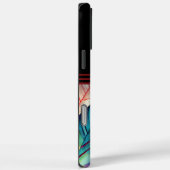 Kleurrijke Waterverf veren in harmonie Case-Mate iPhone Case (Achterkant / Rechts)