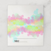 Kleurrijke Waterverf Verf Spletters Plaatskaartje (Buitenkant ongevouwen)
