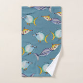 Kleurrijke Waterverf vis Bad Handdoek (Handdoek)