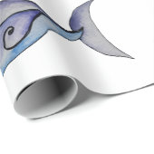 Kleurrijke Waterverf vis Cadeaupapier (Rol Hoek)