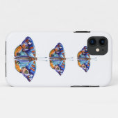 Kleurrijke waterverf vlinder Case-Mate iPhone case (Achterkant (horizontaal))