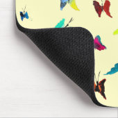 Kleurrijke waterverf vlinders muismat (Hoek)