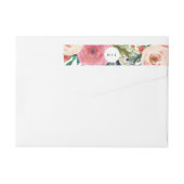 Kleurrijke Waterverf Vloertuinhuwelijk (Achterkant)