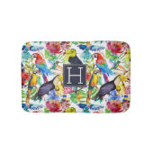 Kleurrijke Waterverf | Voeg je Initiaal toe Badmat (Voorkant)