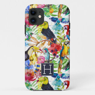 Kleurrijke Waterverf   Voeg je Initiaal toe Case-Mate iPhone Case