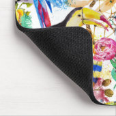 Kleurrijke Waterverf | Voeg je Initiaal toe Muismat (Hoek)