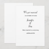 Kleurrijke waterverf voeg uw naam toe tekst bewerk kaart (Voorkant / Achterkant)