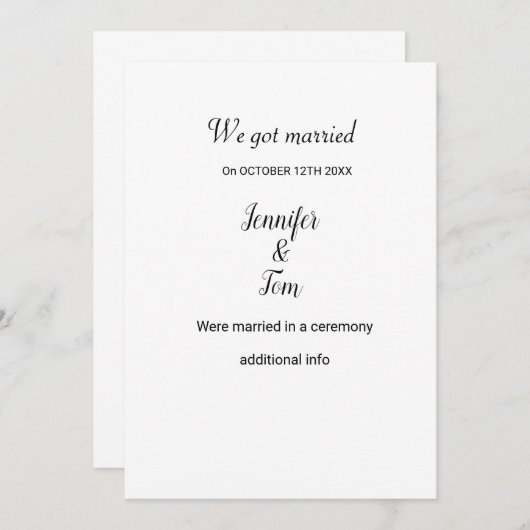 Kleurrijke waterverf voeg uw naam toe tekst bewerk kaart (Voorkant / Achterkant)