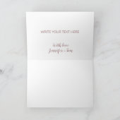 Kleurrijke waterverf voeg uw naam toe tekst bewerk kaart (Binnen)