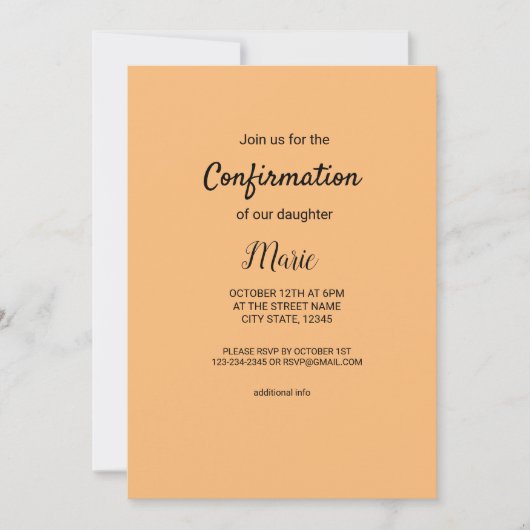 Kleurrijke waterverf voegt jouw naam bewerkbare te kaart (Voorkant)