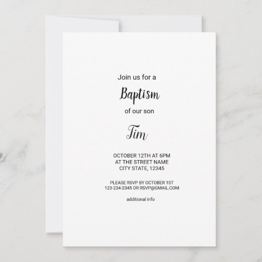 Kleurrijke waterverf voegt jouw naam bewerkbare te kaart (Voorkant)