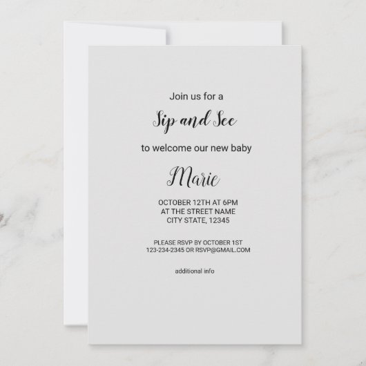 Kleurrijke waterverf voegt jouw naam bewerkbare te kaart (Voorkant)