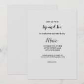 Kleurrijke waterverf voegt jouw naam bewerkbare te kaart (Voorkant / Achterkant)