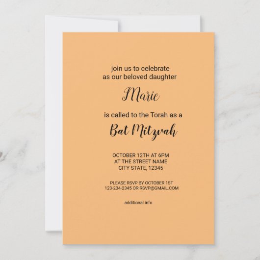 Kleurrijke waterverf voegt jouw naam bewerkbare te kaart (Voorkant)