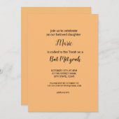 Kleurrijke waterverf voegt jouw naam bewerkbare te kaart (Voorkant / Achterkant)