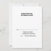 Kleurrijke waterverf voegt jouw naam bewerkbare te kaart (Achterkant)