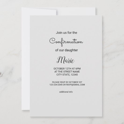 Kleurrijke waterverf voegt jouw naam bewerkbare te kaart (Voorkant)